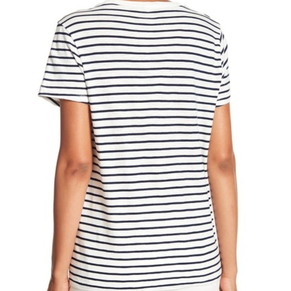 Madewell Navy blue and White Striped - Picture 2 of 5